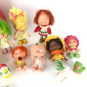 Strawberry Shortcake Doll Lot Vintage Figures Pets